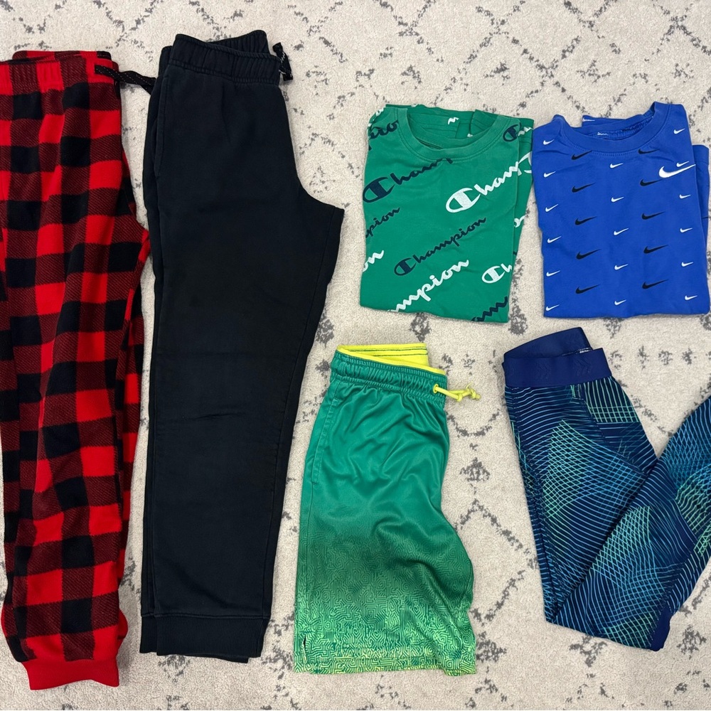9pc Kids Youth Bundle T-Shirt Jogger Sweatpants